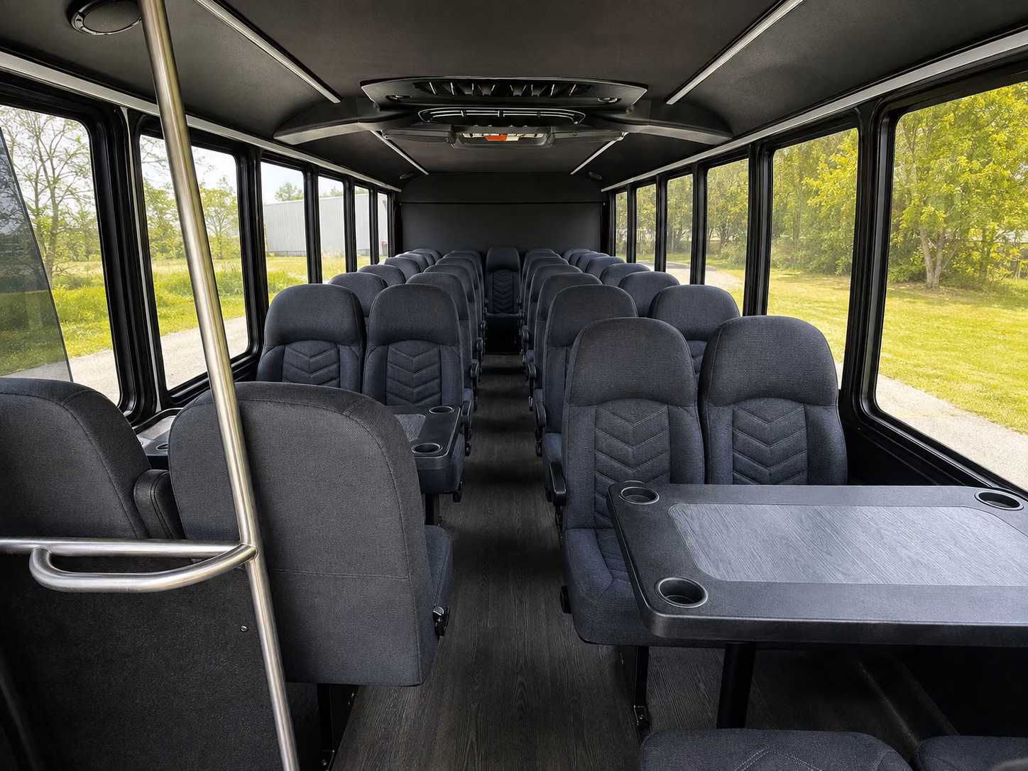 everett 15 passenger minibus inside