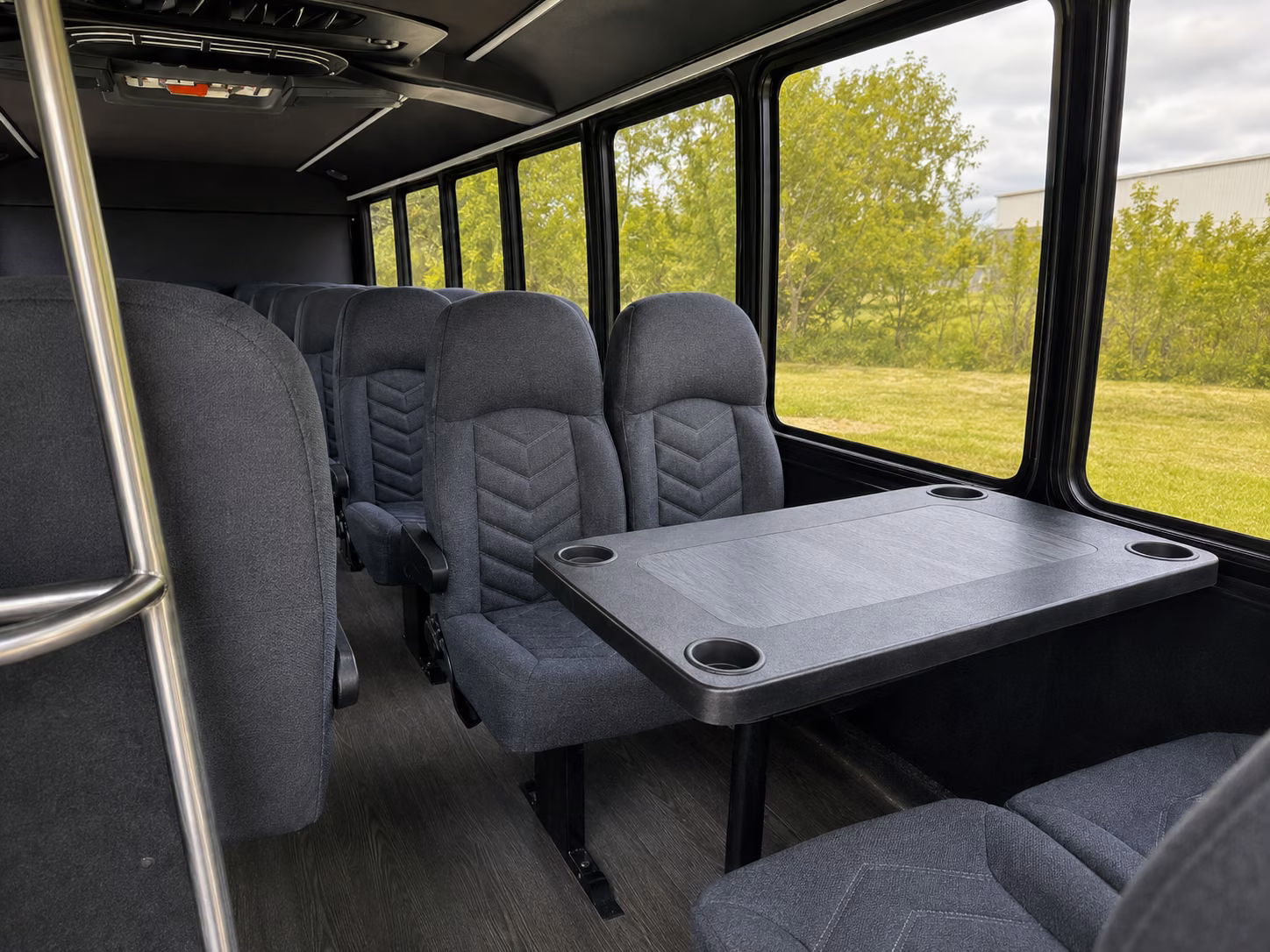 everett 18 passenger minibus interior