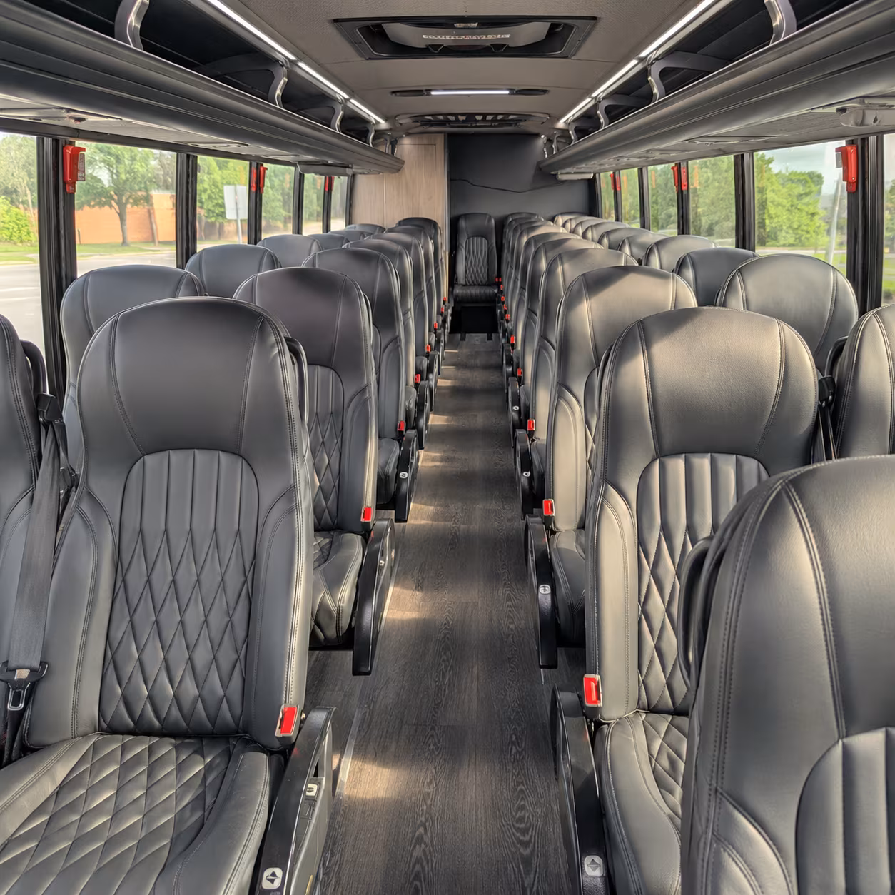 everett 25 passenger minibus interior
