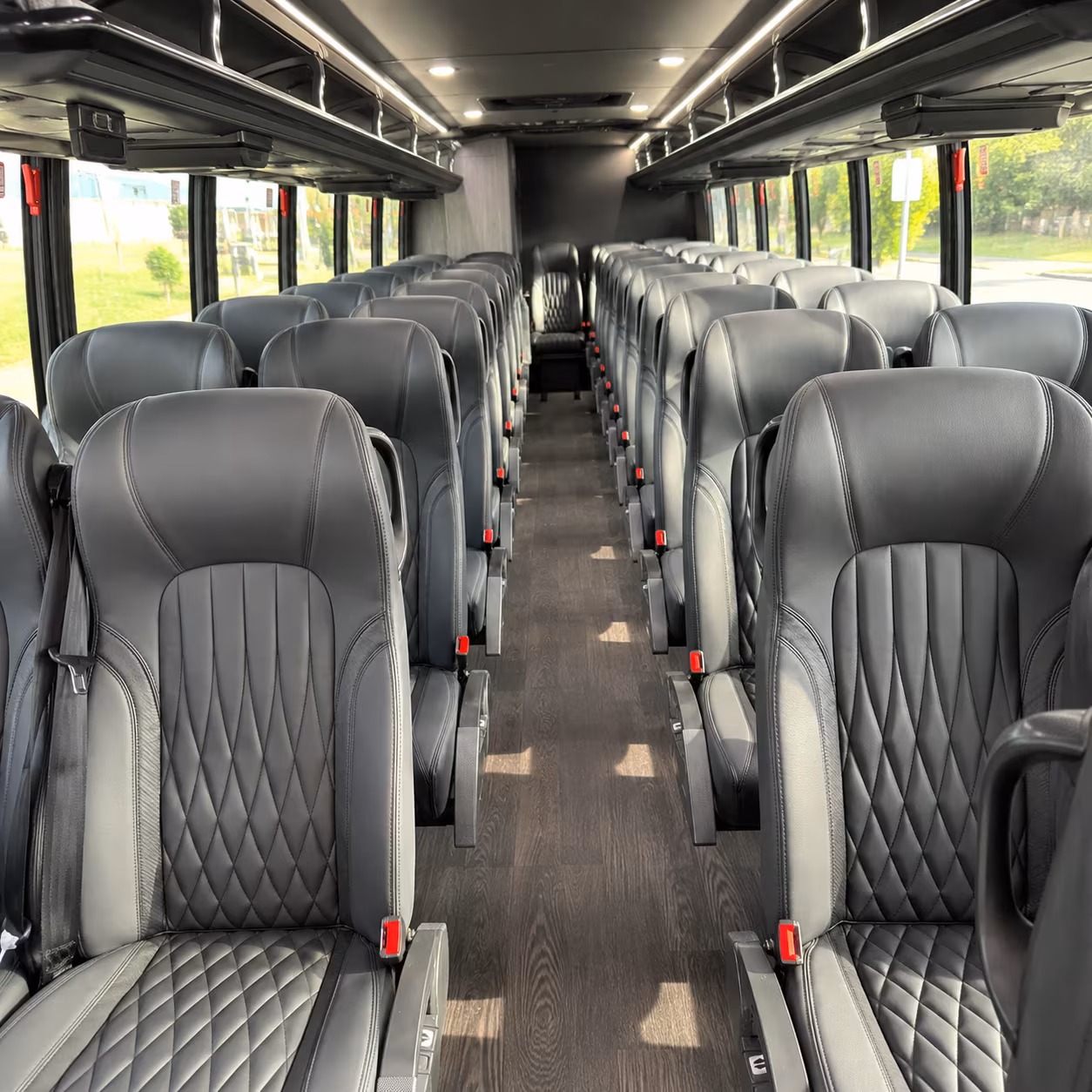 everett 28 passenger minibus inside