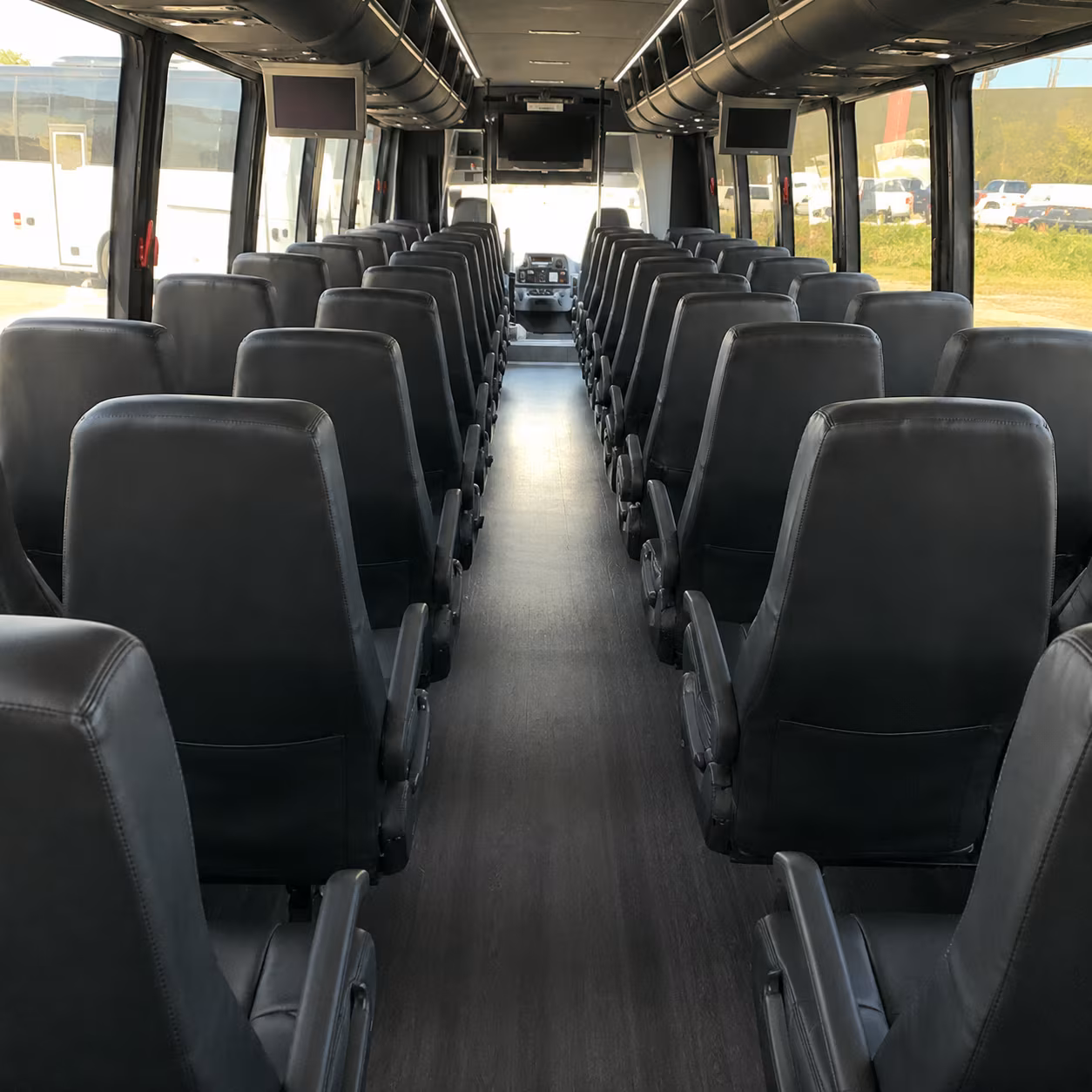 everett 28 passenger minibus interior