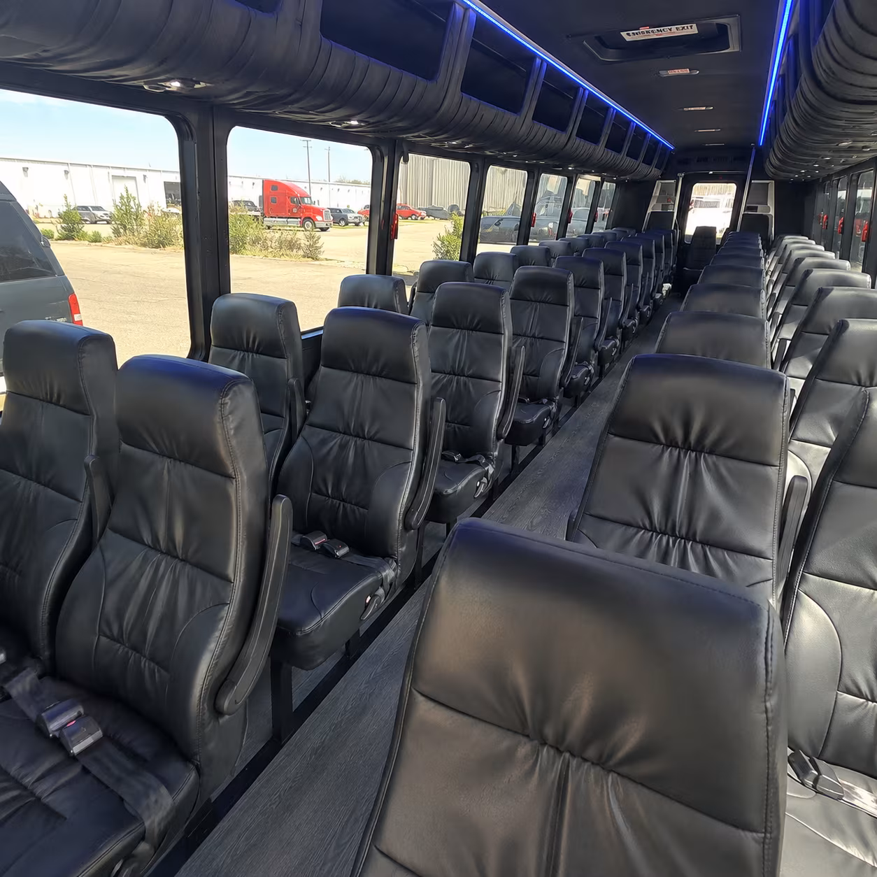 everett 30 passenger minibus inside