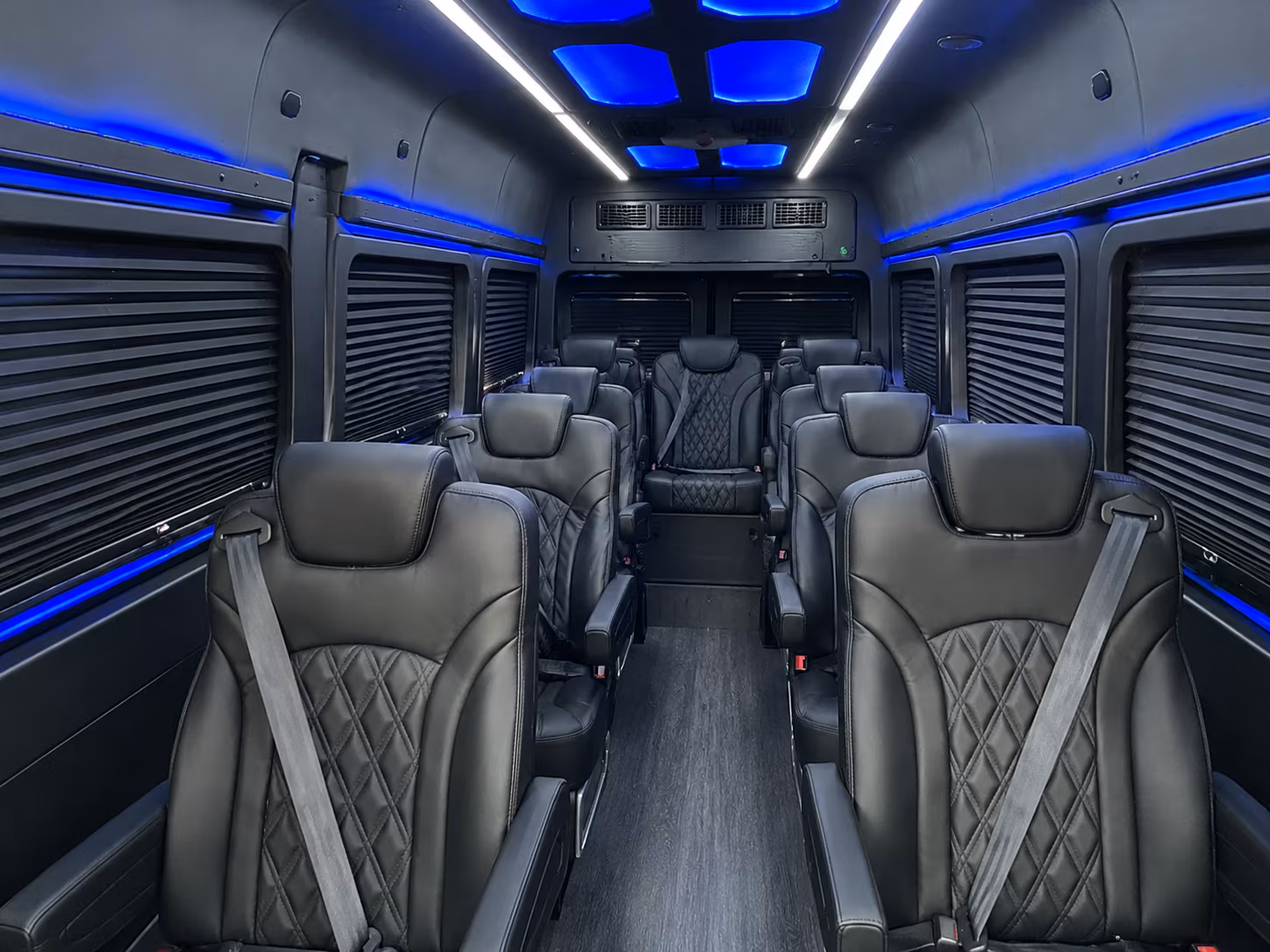 everett sprinter van with driver inside